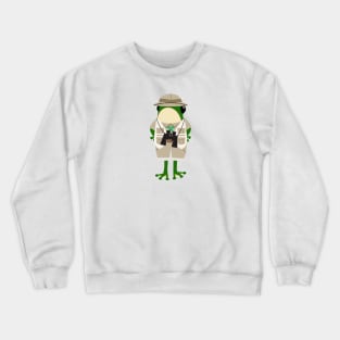 Frog on safari Crewneck Sweatshirt